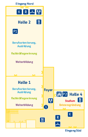 Hallenübersicht Chance 2026